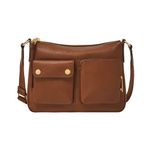 Maysen Leather Crossbody Bag Brown Product Image