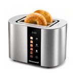2-Slice Automatic Motorized Toaster Stainless Steel Product Image
