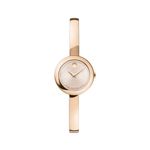 Ladies Museum Bangle Rose Gold-Tone Stainless Steel Watch Gray Dial Product Image