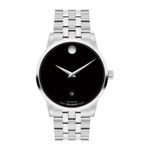 Mens Museum Classic Automatic Stainless Steel Watch Black Dial Product Image