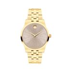 Ladies Museum Classic Automatic Gold-Tone Stainless Steel Watch Warm Gray Dial Product Image