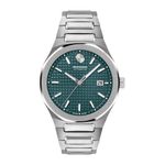 Mens Centurion Automatic Stainless Steel Watch Teal Dial Product Image
