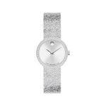 Ladies Museum Velura Silver-Tone Stainless Steel Milanese Watch Silver Dial Product Image