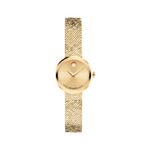 Ladies Velura Mini Gold-Tone Stainless Steel Milanese Watch Gold Dial Product Image