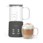 Milk Frother & Steamer Caviar Gray Product Image