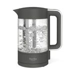 1.7L Electric Kettle w/ Tea Infuser Caviar Gray Product Image