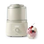 2qt Double Insulated Ice Cream Freezer Bowl Linen Cream Product Image
