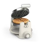 Rotating Waffle Maker Linen Cream Product Image