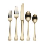 Portola Gold Satin 20pc Flatware Set Product Image