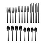 Chefs Table Midnight Matte 20pc Flatware Set Product Image