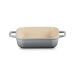 3qt San Francisco Stoneware Square Baking Dish French Gray Product Image