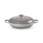 3.5qt Signature Cast Iron Braiser French Gray Product Image
