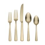 Aptitude Champagne Satin 20pc Flatware Set Product Image