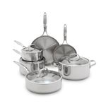 Valencia Pro Stainless Steel Uncoated 10pc Cookware Set Product Image