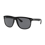 Ray-Ban Boyfriend Sunglasses Grey Grey Polished Black Product Image