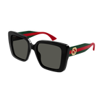 Gucci GG1861S Sunglasses Grey Black-Red-Green/Grey Black/Red/Green Product Image