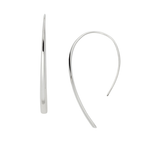 Fossil Ellis Iconic Stainless Steel Bevel Hoop Earrings Product Image