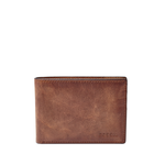 Fossil Derrick Front Pocket Bifold Brown Product Image
