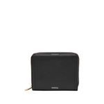 Fossil Women's Logan Leather RFID Mini Multifunction Wallet Black Product Image