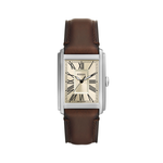 Fossil Men's Carraway Three-Hand Brown Leather Watch Product Image