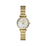 Fossil Women's Carlie Mini Three-Hand Gold-Tone Stainless Steel Watch Product Image
