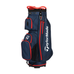 TaylorMade Pro Cart Bag Navy/Red Product Image