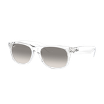 Ray-Ban New Wayfarer Classic Sunglasses Clear Grey Clear Grey Polished Transparent/Clear Grey Product Image