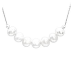 Antwerp Sterling Silver Seven Pearl Necklace Product Image