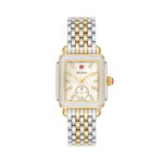 Michele Deco Mid Two-Tone 18K Gold-Plated Diamond Watch Product Image