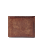 Fossil Derrick RFID Flip ID Bifold Brown Product Image
