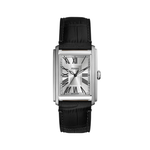 Fossil Men's Carraway Three-Hand Black Croco Leather Watch Product Image