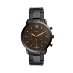 Fossil Men's Neutra Chronograph Black Stainless Steel Watch Product Image