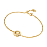 Michael Kors Logo Charm Slider Bracelet in Gold Product Image