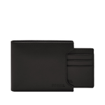 Fossil Derrick Leather RFID Sliding 2-in-1 Wallet Black Product Image