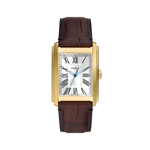 Fossil Men's Carraway Three-Hand Brown Croco Leather Watch Product Image