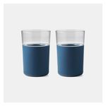 2pc Freezable Beer Glass Set Slate Product Image