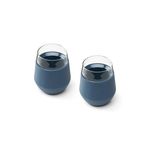 2pc Freezable Wine Glass Set Slate Product Image