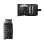 Miniwallet Emboss Lines Leather Product Image