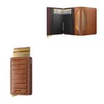 Slimwallet Emboss Lines Leather Product Image