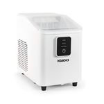 26lb Portable Automatic Countertop Ice Machine White Product Image