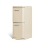 45L 2-Drawer Recycling Bin, Cream Product Image