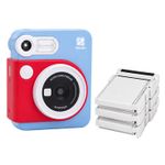 Hanin M6 Instant Camera with Film Kit (Red/Blue 20 Product Image