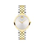 Ladies Museum Classic New Two-Tone Stainless Steel Watch Silver Dial Product Image