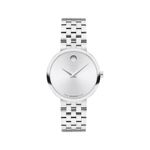 Ladies Museum Classic New Silver-Tone Stainless Steel Watch Silver Dial Product Image