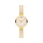 Ladies Moda Taupe & Gold-Tone Stainless Steel Bangle Watch Taupe Dial Product Image