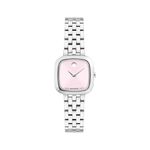 Ladies Museum Classic Silver-Tone Stainless Steel Watch Blush Dial Product Image