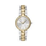 Ladies Aurora Two-Tone Stainless Steel Watch, Silver Dial Product Image