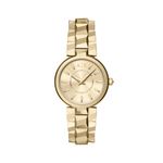 Ladies Audora Gold-Tone Stainless Steel Watch, Gold Dial Product Image