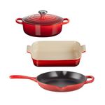4pc Kitchen Essentials Set Cerise Product Image