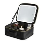 Portable Lighted Vanity Mirror w/ Makeup Case Product Image